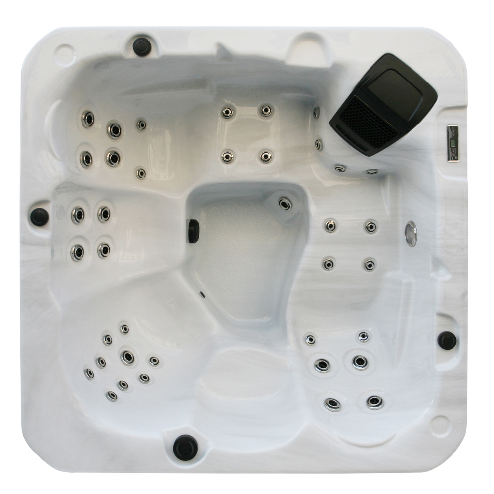 Superior Wellness Verona 5 Seater Sterling Silver Hot Tub