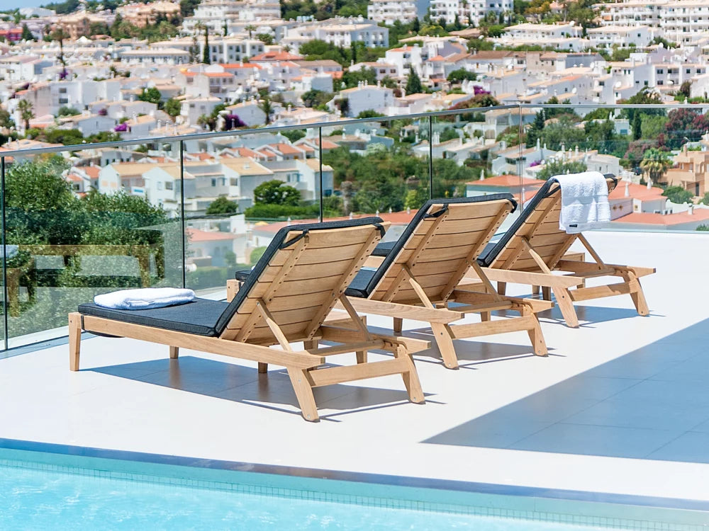 Alexander Rose Roble Tivoli Wooden Sunbed