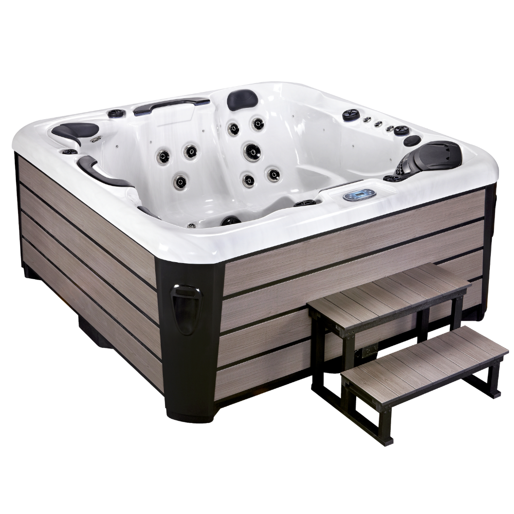 Superior Wellness Rhodes Silver Sterling Hot Tub