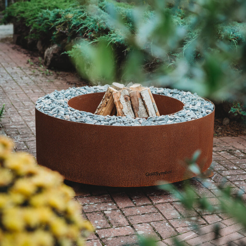 Luna Corten Steel Fire Pit