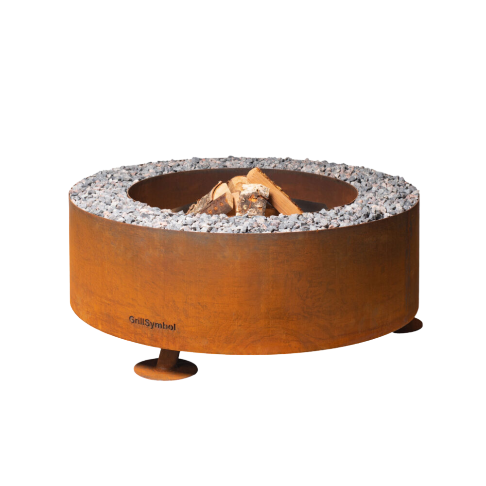 Luna Corten Steel Fire Pit