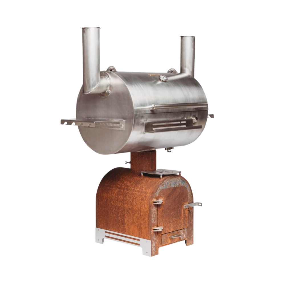 Smoky Beast BBQ Smoker Silver